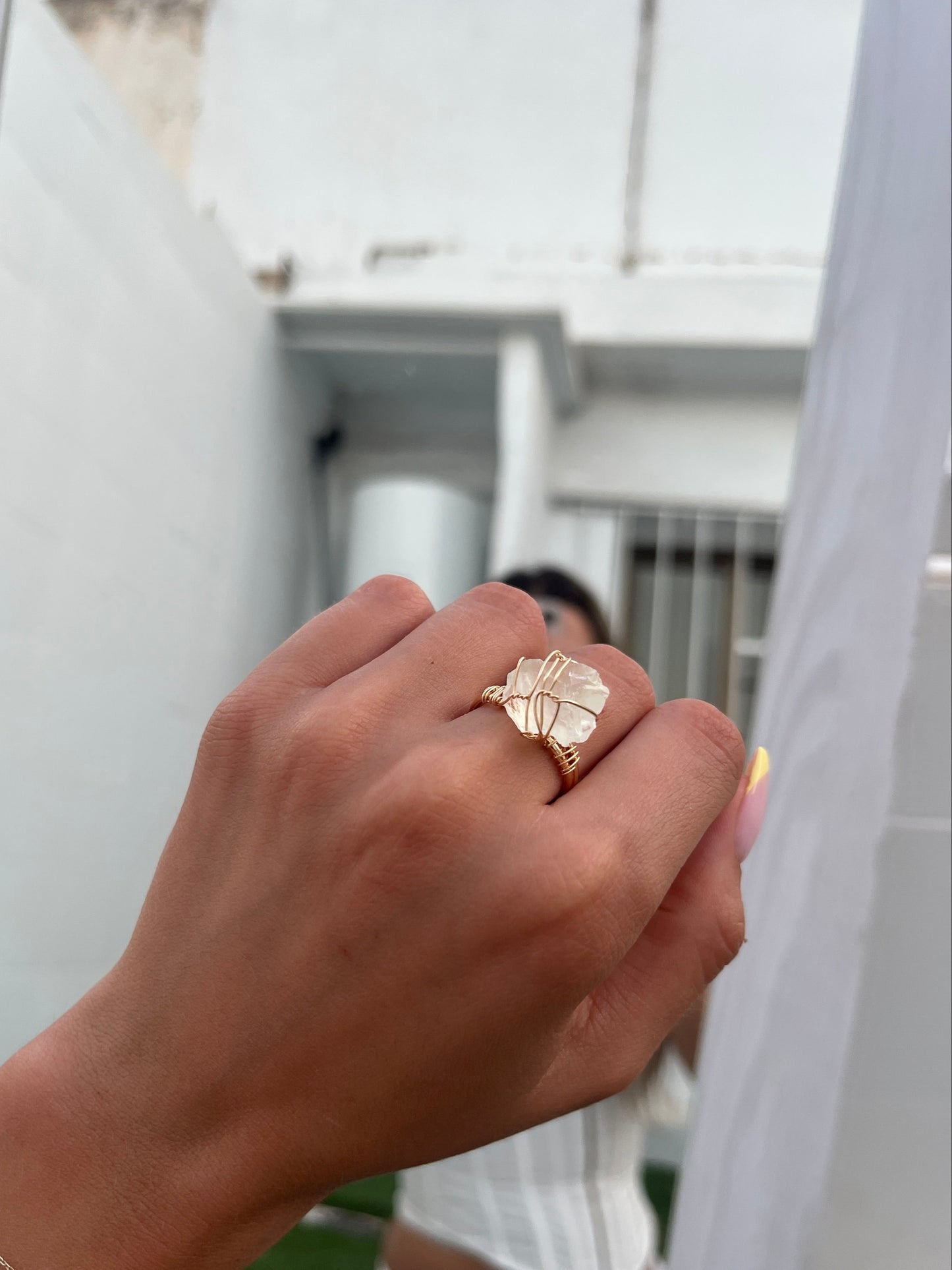 Side view of Sol Ring in natural setting
